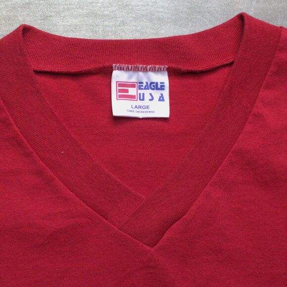 VTG Palm Bay Pirates Marching Band Sleeveless Muscle T-Shirt Men's L Double Side - Picture 3 of 4